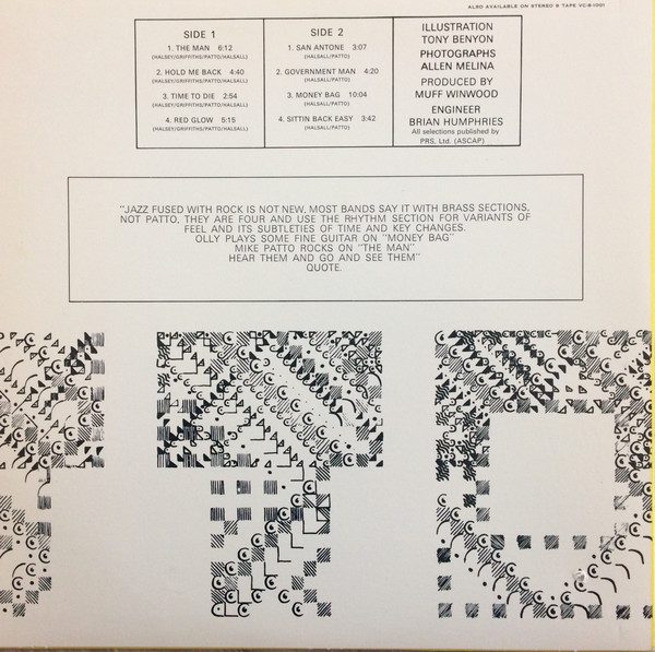 Patto - Patto | Vertigo (VEL-1001) - 2