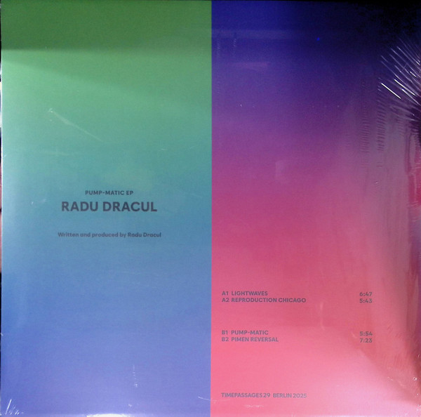 Radu Dracul - Pump-Matic EP | Time Passages (TIMEPASSAGES29) - 2