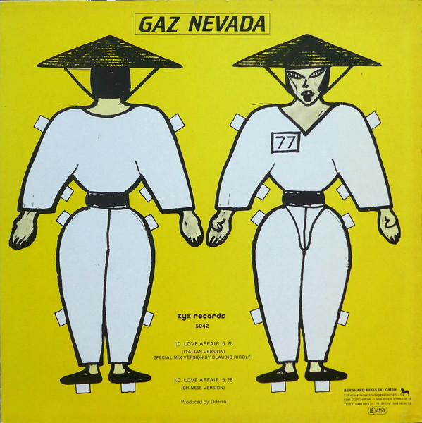 Gaznevada - I.C. Love Affair | ZYX Records (5042) - 2