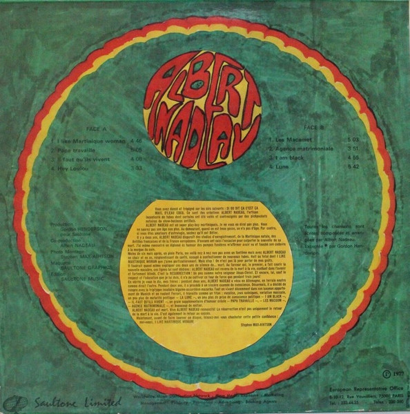 Albert Nadeau - Albert Nadeau | Saultone (SLT 002) - 2 Albert Nadeau - Albert Nadeau | Saultone (SLT 002) - 2