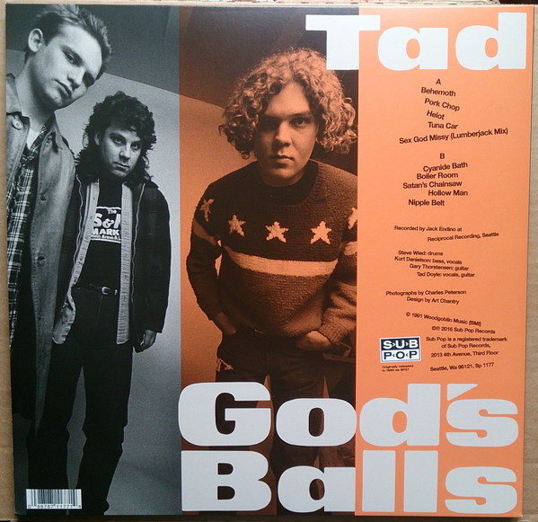 Tad - God's Balls | Sub Pop (SP 1177)