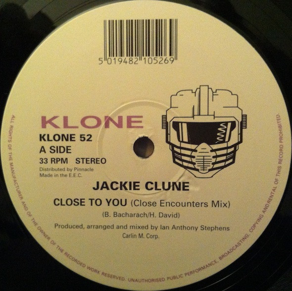 Jackie Clune - Close To You | Klone Records (KLONE 52) Jackie Clune - Close To You | Klone Records (KLONE 52)