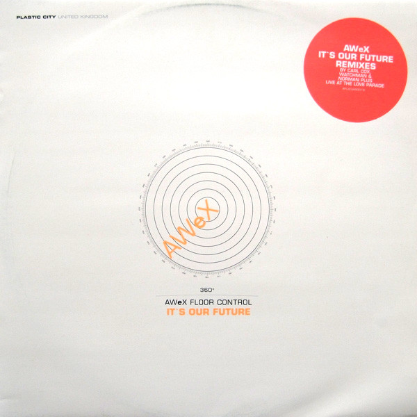 AWeX - It's Our Future Remixes | Plastic City UK (PLACUKR007-6) AWeX - It's Our Future Remixes | Plastic City UK (PLACUKR007-6)