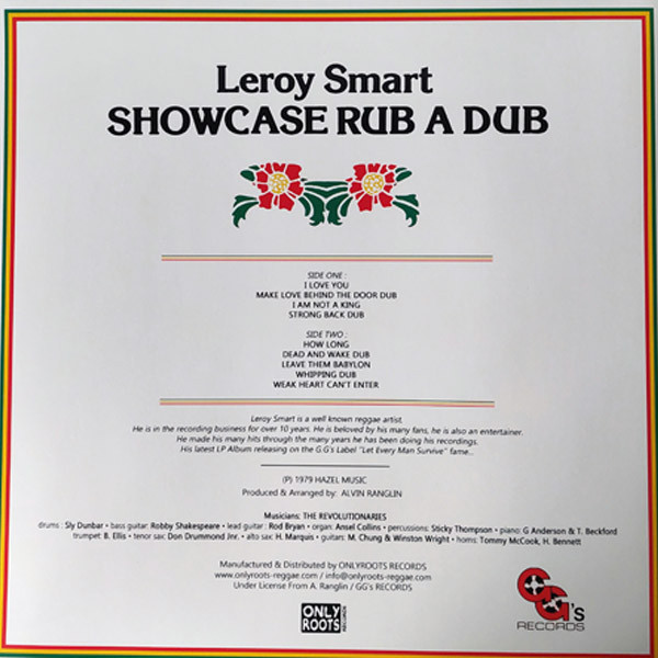 Leroy Smart - Showcase Rub A Dub | GG's Records (none) - 2