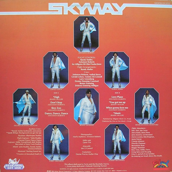 Skyy - Skyway | Salsoul Records (SA 8532) - 2