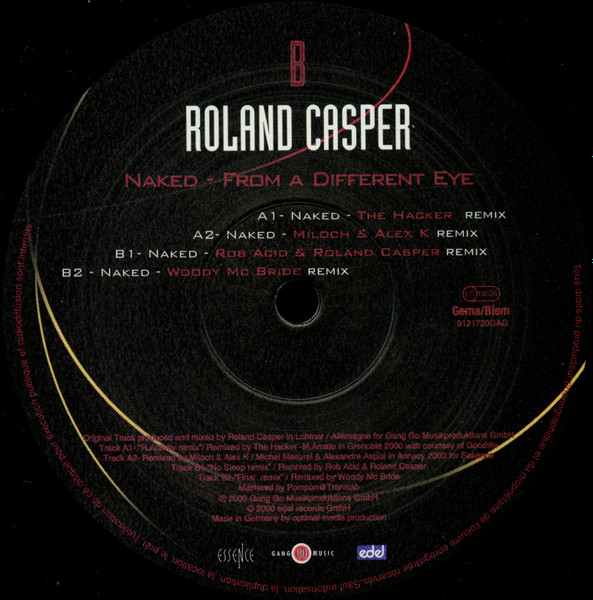Roland Casper - Naked - From A Different Eye | Gang Go Music (0121720GAG) - 2