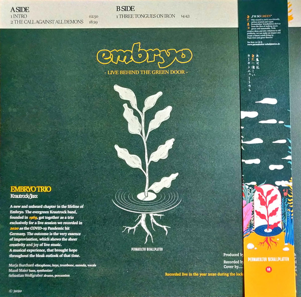 Embryo - Live Behind The Green Door | Permakultur Schallplatten (PKS-001) - 2