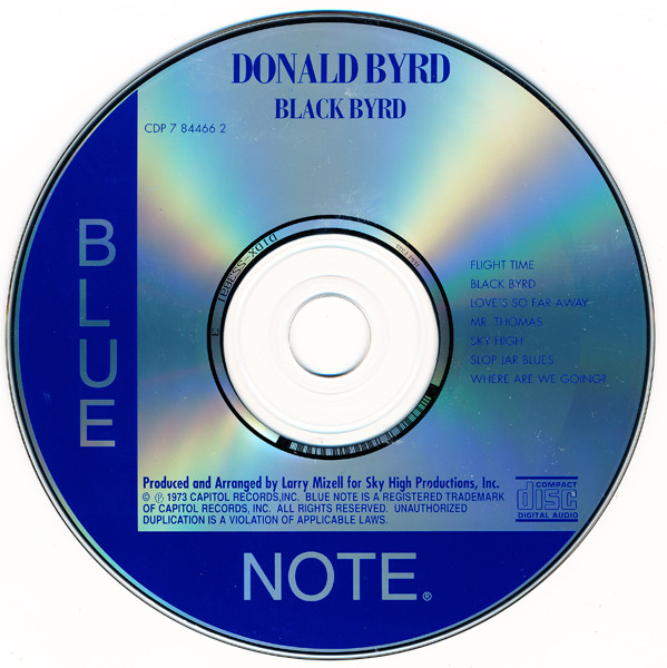 Donald Byrd - Black Byrd | Blue Note (CDP 7 84466 2) - 3 Donald Byrd - Black Byrd | Blue Note (CDP 7 84466 2) - 3
