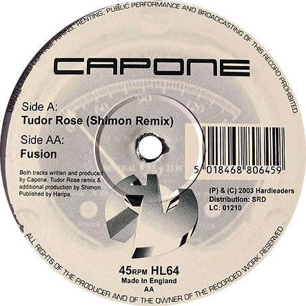 Capone - Tudor Rose (Shimon Remix) / Fusion | Hardleaders (HL64)