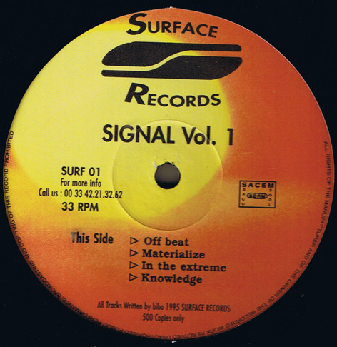 Bybo - Signal Vol. 1 | Surface Records France (SURF 001)