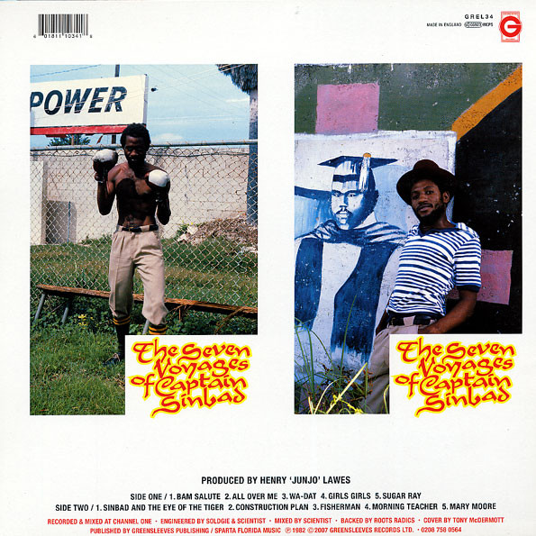 Captain Sinbad - The Seven Voyages Of Captain Sinbad | Greensleeves Records (GREL 34) - 2