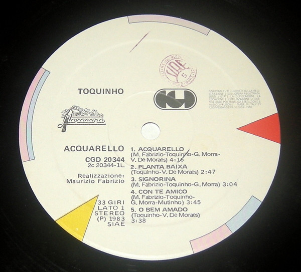 Toquinho - Acquarello | CGD (CGD 20344)