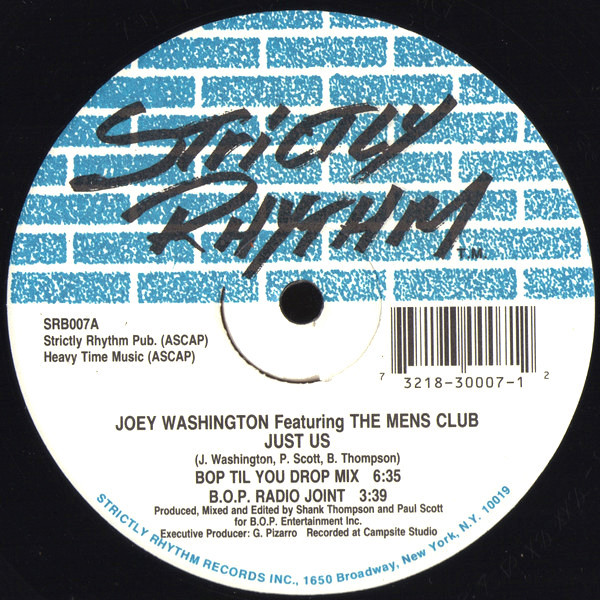 Joey Washington Featuring The Mens Club - Just Us | Strictly Rhythm (SRB007)