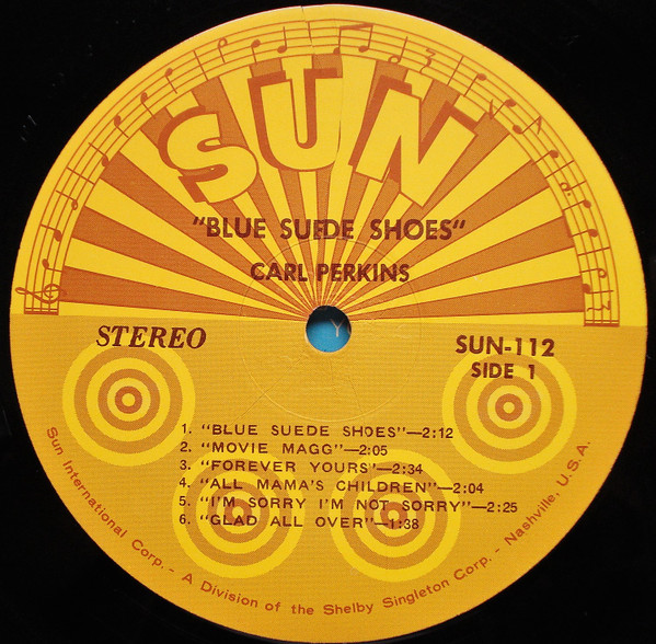 Carl Perkins - Blue Suede Shoes | Sun (SUN-112) - 3