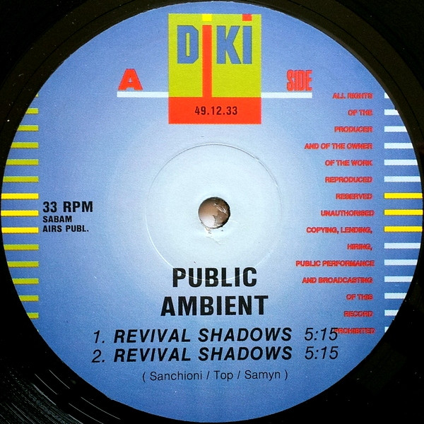 Public Ambient - Revival Shadows | DiKi Records (DIKI 49.12.33) - 3