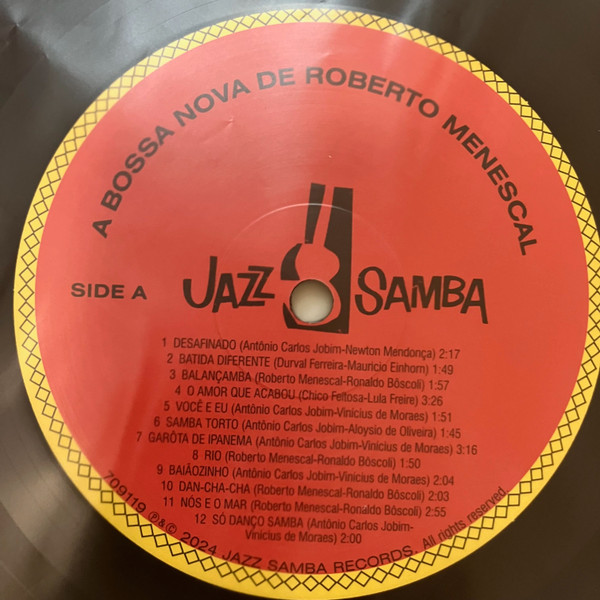 Roberto Menescal E Seu Conjunto - A Bossa Nova De Roberto Menescal E Seu Conjunto | Jazz Samba Records (709119) - 3