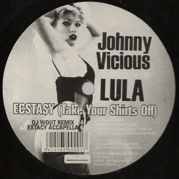 Johnny Vicious Featuring Lula - Ecstasy (Take Your Shirts Off) | Promo (PROMO 18) - main