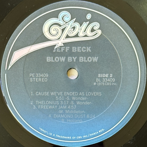 Jeff Beck - Blow By Blow | Epic (PE 33409) - 4 Jeff Beck - Blow By Blow | Epic (PE 33409) - 4
