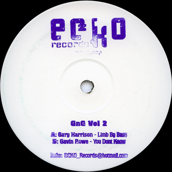 Gary Harrison / Gavin Rowe - GnG Volume 2 | Ecko Records (ECKO 002)