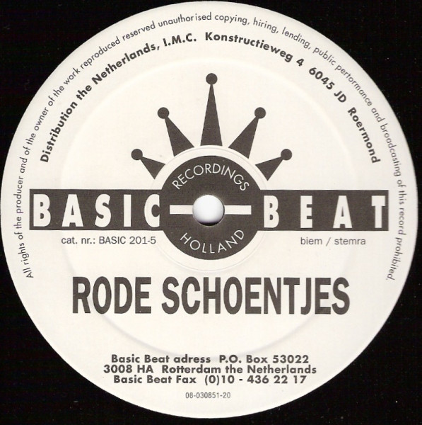 Booming Support - Rode Schoentjes | Basic Beat Recordings (BASIC 201-5)