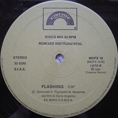 Claudio Simonetti / Fabio Pignatelli / Massimo Morante - Tenebre (Extended Version) | Cinevox Record (MDFX 10) - 3 Claudio Simonetti / Fabio Pignatelli / Massimo Morante - Tenebre (Extended Version) | Cinevox Record (MDFX 10) - 3