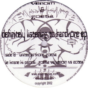 Venom & Goetia - Definitely Listening To Hardkore EP | RoffKore Records (ROFF 01) - 2