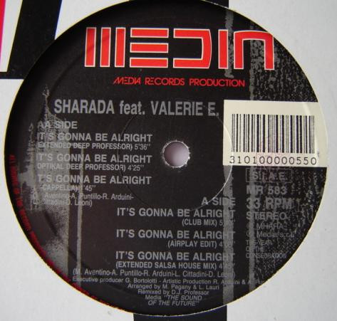 Sharada House Gang Feat. Valerie Etienne - It's Gonna Be Alright | Media Records (MR 583) - 2 Sharada House Gang Feat. Valerie Etienne - It's Gonna Be Alright | Media Records (MR 583) - 2