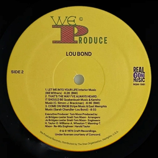 Lou Bond - Lou Bond | Real Gone Music (RGM-1981) - 3 Lou Bond - Lou Bond | Real Gone Music (RGM-1981) - 3