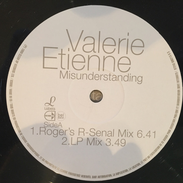 Valerie Etienne - Misunderstanding (Roger Sanchez Mixes) | Labels (07243 896215 6 3)