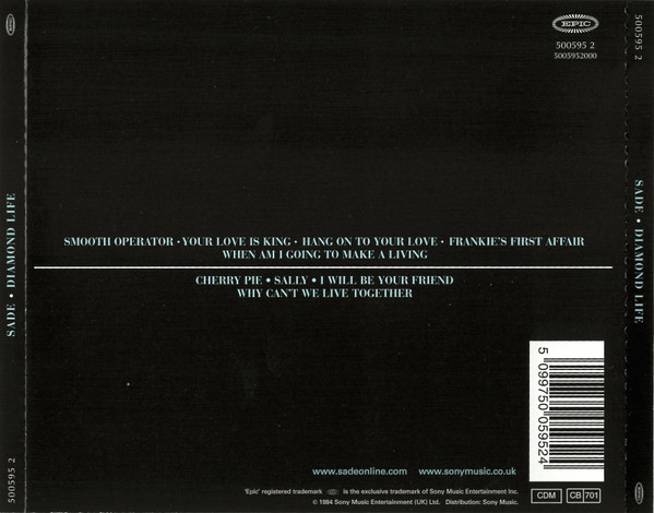 Sade - Diamond Life | Epic (500595 2) - 2 Sade - Diamond Life | Epic (500595 2) - 2