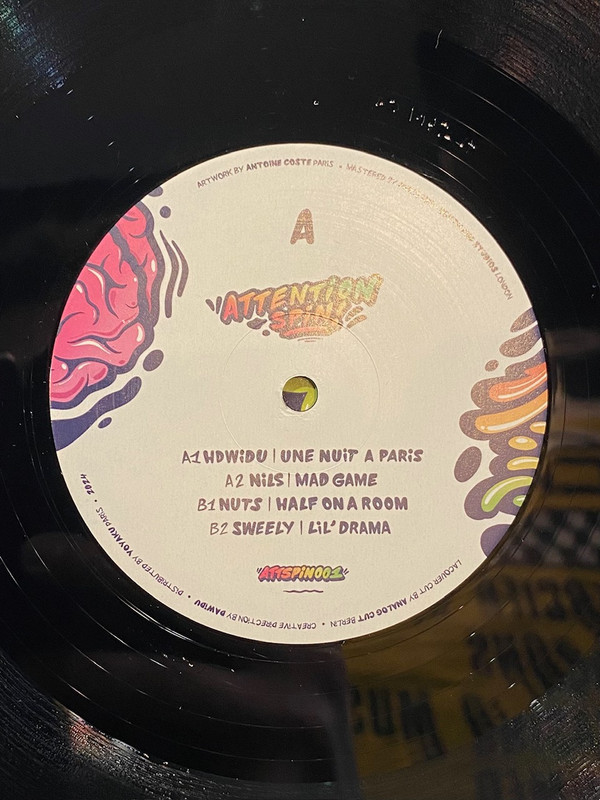 Hdwidu , Nils , Nuts , Sweely - ATTSPIN001 | Attention Spin! (ATTSPIN001)