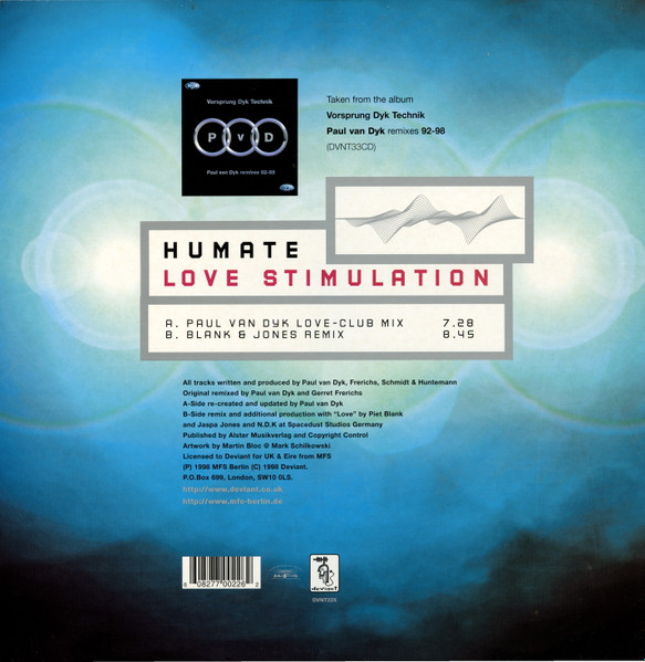 Humate - Love Stimulation | Deviant Records (DVNT22X) - 2