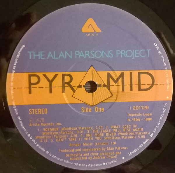 The Alan Parsons Project - Pyramid | Ariola (I-201129) - 4