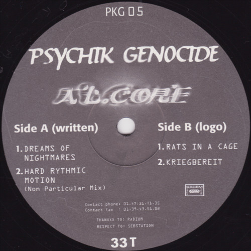 Al Core - The Wardance E.P. | Psychik Genocide (PKG 05)