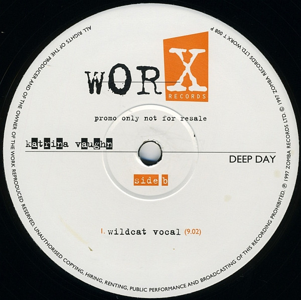 Katrina Vaughn - Deep Day | Worx Records (WORX T 008 P) - 2 Katrina Vaughn - Deep Day | Worx Records (WORX T 008 P) - 2