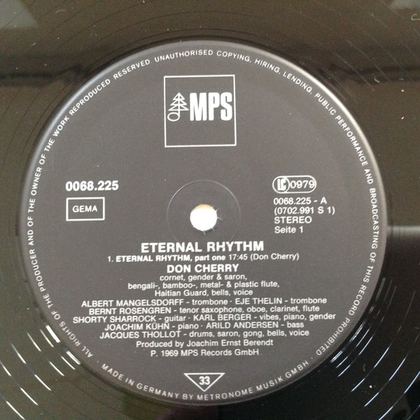 Don Cherry - Eternal Rhythm | MPS Records (0068.225) - 3