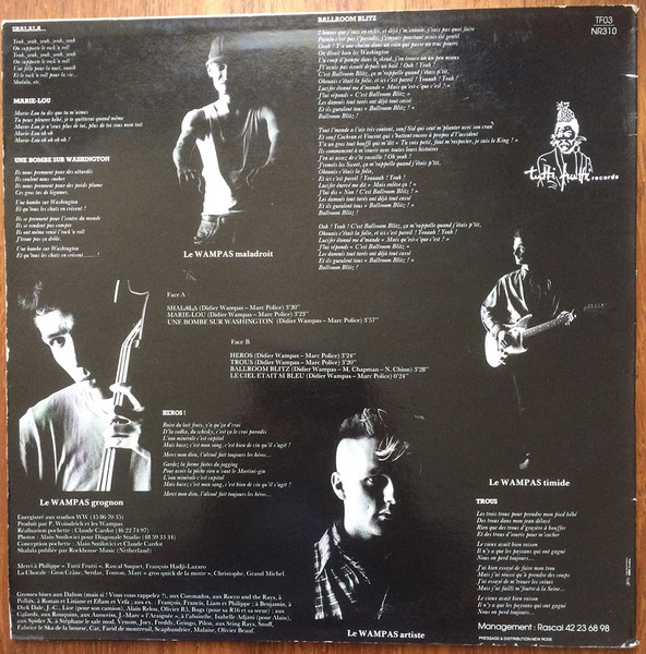 Les Wampas - Tutti Frutti | Tutti Frutti Records (TF03) - 2