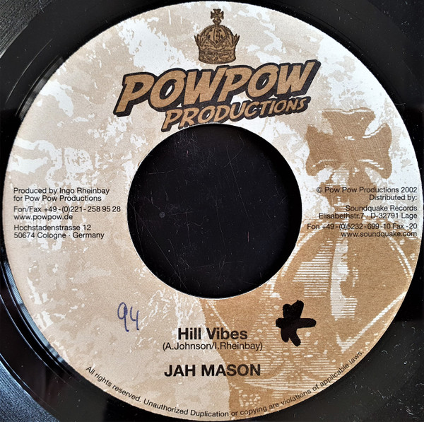 Jah Mason - Hill Vibes | Pow Pow Productions (none)