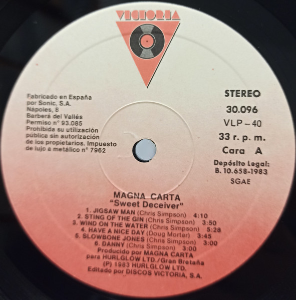 Magna Carta - Sweet Deceiver | Victoria (VLP-40) - 3