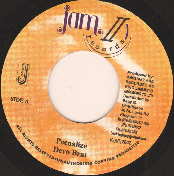 Deva Bratt - Peenalize | Jam II Records (none)