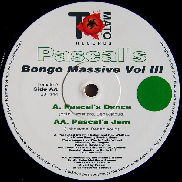 Pascal's Bongo Massive - Vol III | Tomato Records (Tomato 9) - 2 Pascal's Bongo Massive - Vol III | Tomato Records (Tomato 9) - 2