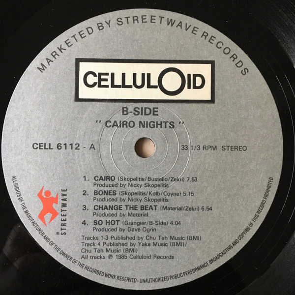 B-Side - Cairo Nights | Celluloid (CELL 6112) - 2 B-Side - Cairo Nights | Celluloid (CELL 6112) - 2