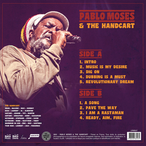 Pablo Moses and The Handcart - LIVE | Baco Records (LPAB2LP) - main