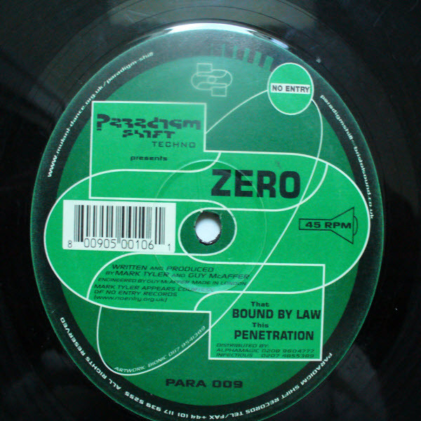 Zero - Bound By Law | Paradigm Shift Recordings (PARA 009)