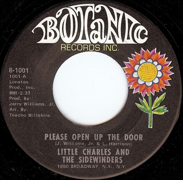 Little Charles And The Sidewinders - Please Open Up The Door | Botanic Records Inc (B-1001) - main Little Charles And The Sidewinders - Please Open Up The Door | Botanic Records Inc (B-1001) - main