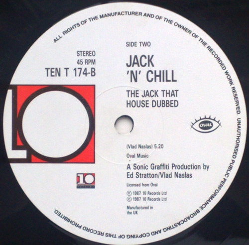 Jack 'N' Chill - The Jack That House Built | 10 Records (TENT 174)