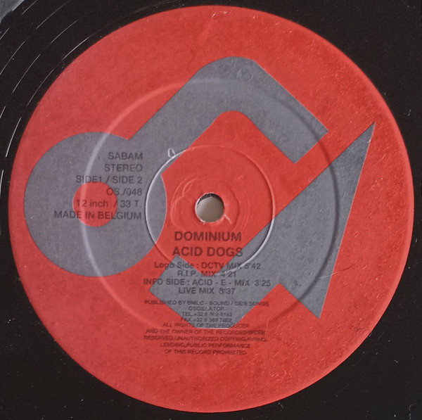 Dominium - Acid Dogs | Oscillator (OS.048)