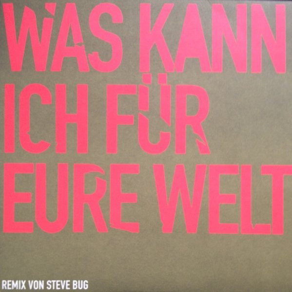 Rosenstolz - Was Kann Ich Für Eure Welt / Paradies | Island Records (065 688-1)