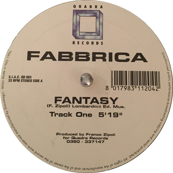 Fabbrica - Fantasy | Quadra Records (QD 003) - main