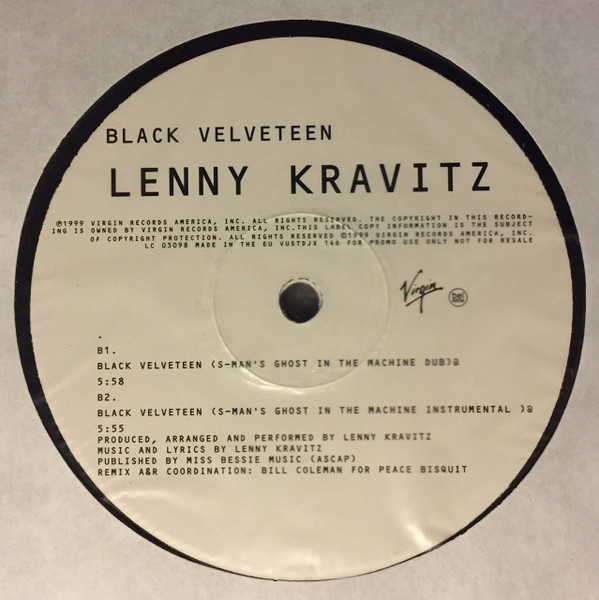 Lenny Kravitz - Black Velveteen | Virgin (VUSTDJX 146) - 3